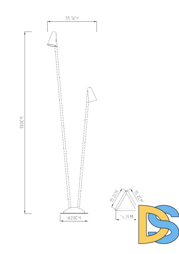 Ландшафтный светильник Arte Lamp Muphrid A4109PA-2BK