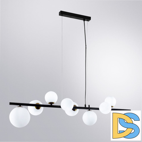 Подвесная люстра Arte Lamp Gemini A2243SP-9BK