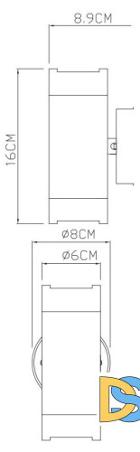 Светильник настенный ARTE Lamp A3503AL-2BK