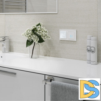 Умный сенсорный выключатель двухклавишный W4520601