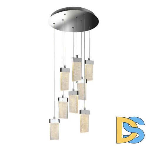 Подвесная светодиодная люстра iLedex Pixel C4430-8R CR