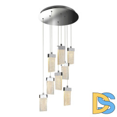 Подвесная светодиодная люстра iLedex Pixel C4430-8R CR