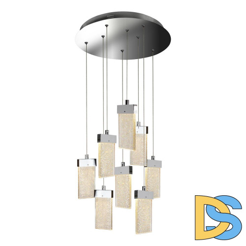 Подвесная светодиодная люстра iLedex Pixel C4430-8R CR