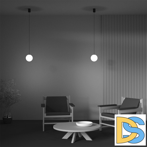 Подвесной светильник Maytoni Luna P039PL-5W3K-10-B