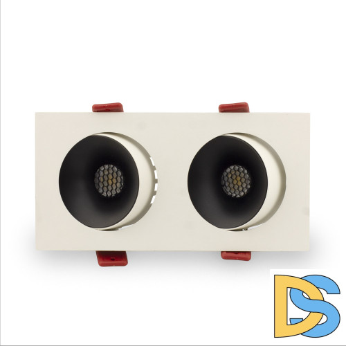 Встраиваемый светильник AM Group AM480-2 BK+WH 15,4W