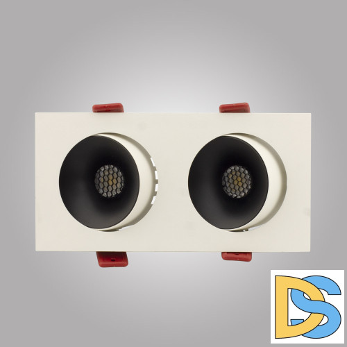 Встраиваемый светильник AM Group AM480-2 BK+WH 15,4W