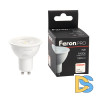 Лампа светодиодная Feron GU10 7W 6400K рефлекторная LB-1607 38178
