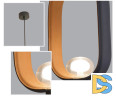 Подвесной светильник DeLight Collection 9990P blue/brown