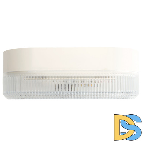 Настенно-потолочный светильник Feron 51511 Светодиодный светильник серии TR ЖКХ Овал 12Вт, 4000К, призма, IP53