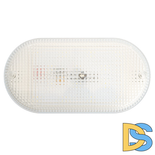 Настенно-потолочный светильник Feron 51511 Светодиодный светильник серии TR ЖКХ Овал 12Вт, 4000К, призма, IP53