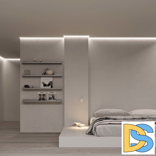 Алюминиевый профиль Arlight ARH-СEIL-S14-SHADOW-3000 WHITE 045554