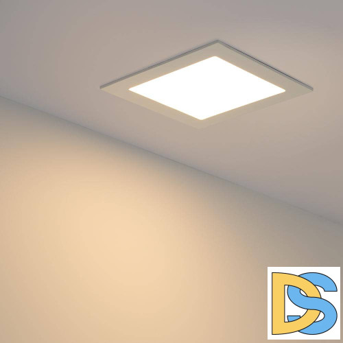 Встраиваемый светодиодный светильник Arlight DL-172x172M-15W Day White 020132