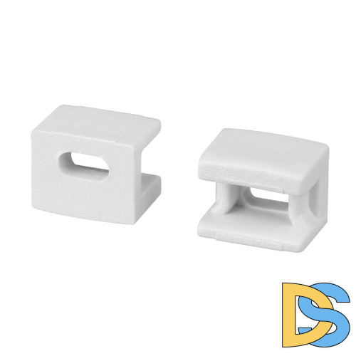 Заглушка Arlight PLINTUS-FANTOM-BENT WHITE с отверстием 043898