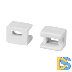 Заглушка Arlight PLINTUS-FANTOM-BENT WHITE с отверстием 043898