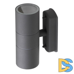 Уличный настенный светильник ЭРА WL28 GY Б0034633