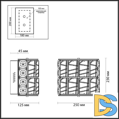 Настенный светильник Odeon Light Version 5071/32WL