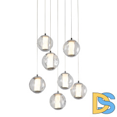 Подвесной светильник Delight Collection OD2437-7 gold/clear