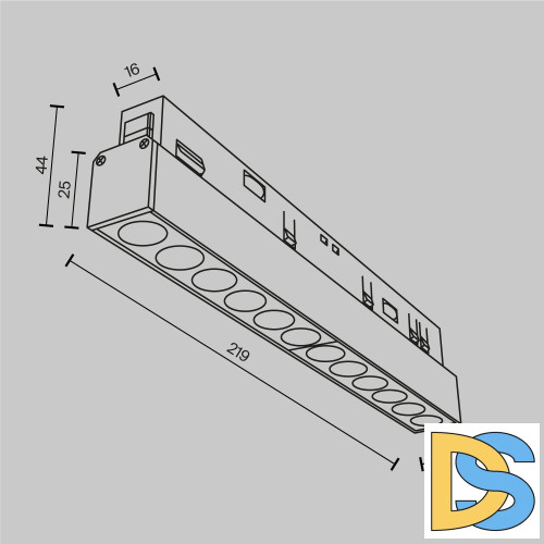 Трековый магнитный светильник Maytoni Points TR031-2-12W3K-W