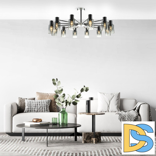 Люстра на штанге Escada Diversity 2120/12P Black