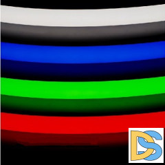 Светодиодная герметичная лента Arlight MOONLIGHT-TOP-GM384-D40mm 24V RGBW-Day 360deg (17.2 W/m, IP65, 5m, wire x1) 048832