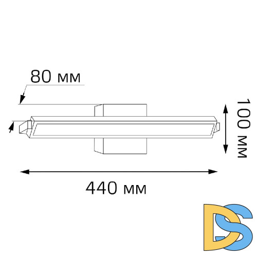 Настенный светильник Gauss Safo BR041