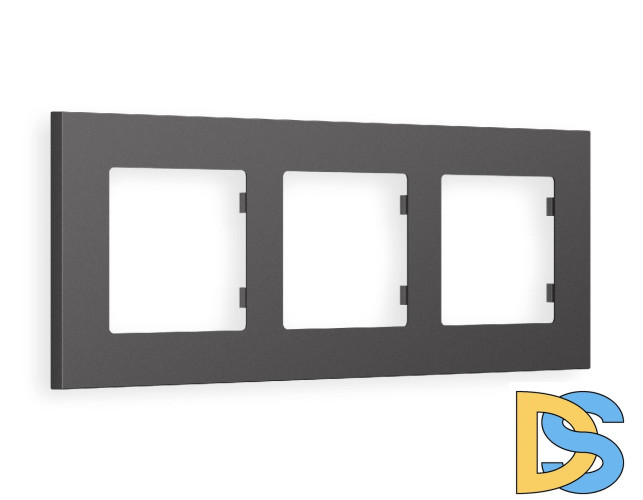 Рамка трехместная Ambrella Volt Qubi AF250653