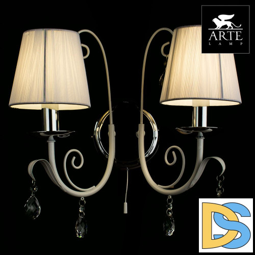 Бра Arte Lamp Romana Snow A1743AP-2WH