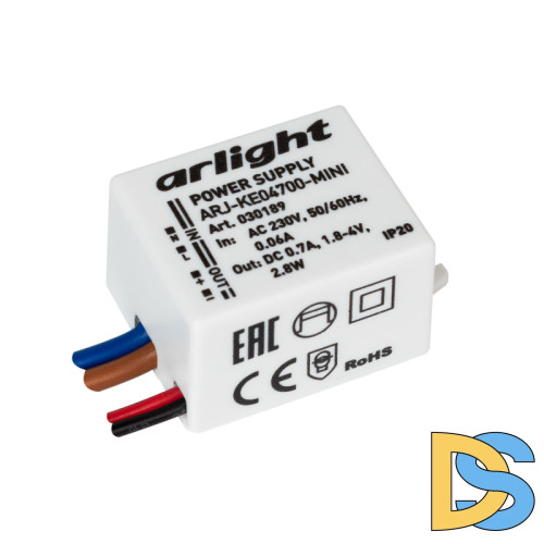 Блок питания Arlight ARJ-KE04700-Mini (2.8W, 700mA) 030189