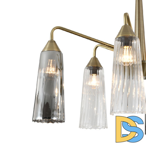 Люстра на штанге Indigo Campana 13028/6R Brass V000509