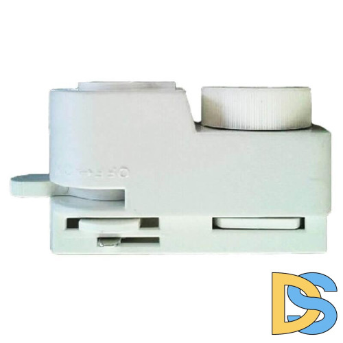 Адаптер для однофазного шинопровода Volpe UBX-Q122 G61 WHITE 1 POLYBAG UL-00006061