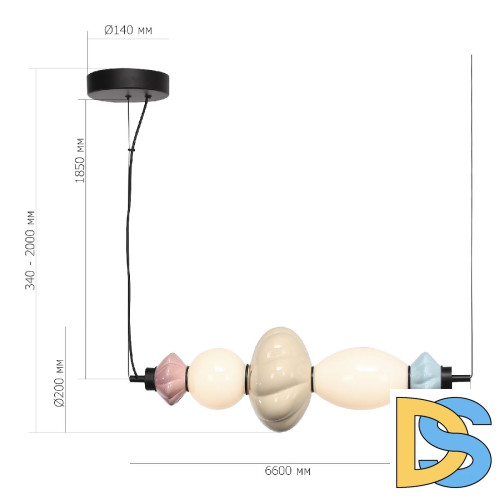 Подвесной светильник ST Luce Florentini SL6134.423.01