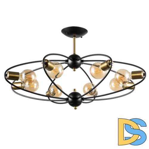 Люстра на штанге ARTE Lamp A1963PL-8BK