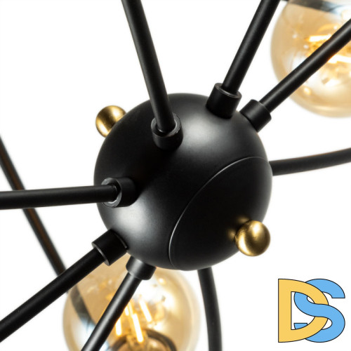 Люстра на штанге ARTE Lamp A1963PL-8BK