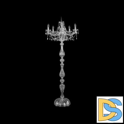Торшер Bohemia Ivele Crystal 1413T1/5/200-160 Ni