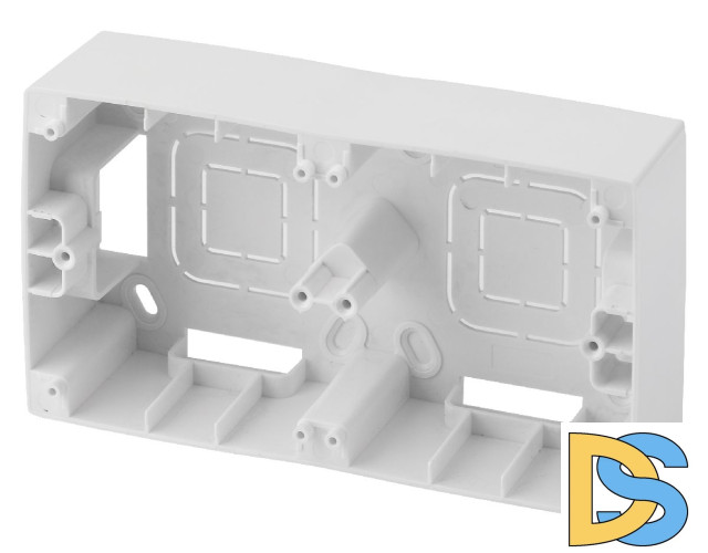 Коробка для накладного монтажа на 2 поста Эра 12-6102-01 Б0043170