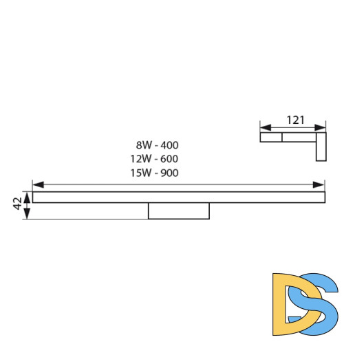 Подсветка для зеркал Kanlux Asten Led IP44 12W-NW 26681