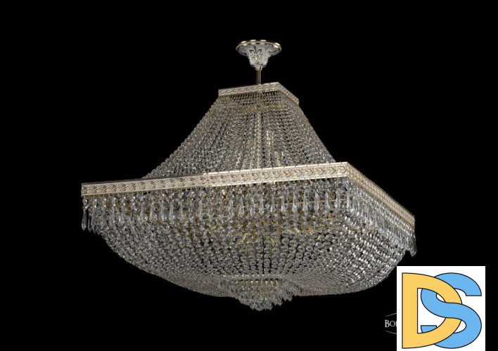 Люстра на штанге Bohemia Ivele Crystal 19272/H1/80IV GW