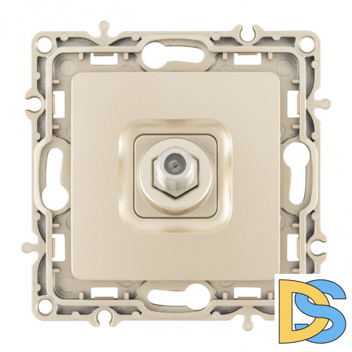 Розетка спутниковая SAT TV Arte Milano 217.42-1.shampan