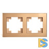Рамка 2-местная Stekker Катрин GFR00-7002-08 49034