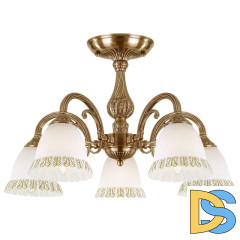 Люстра на штанге Eurosvet 60107/5 античная бронза