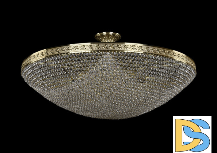 Люстра на штанге Bohemia Ivele Crystal 19321/90IV G
