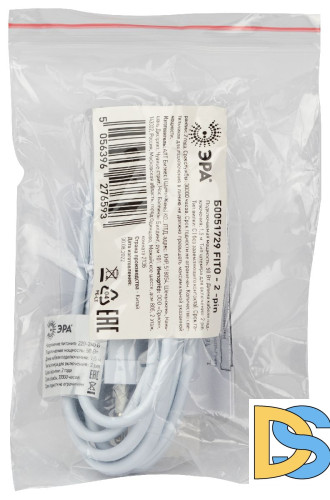 Кабель питания для линейного светильника Эра FT-С7-plug-1,5 Б0051729