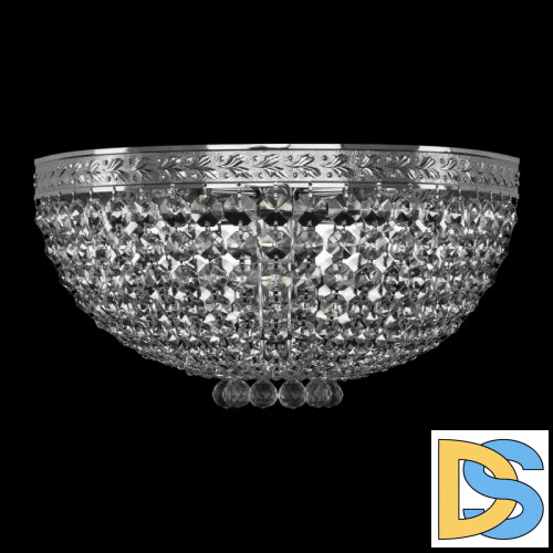 Настенный светильник Bohemia Ivele Crystal 19281B/35IV Ni
