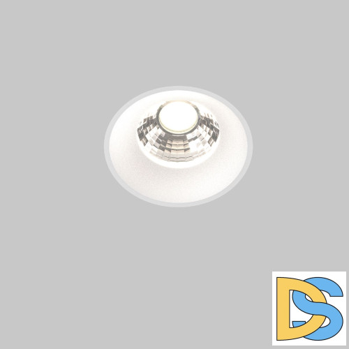 Встраиваемый светильник Maytoni Round DL058-12W4K-TRS-W