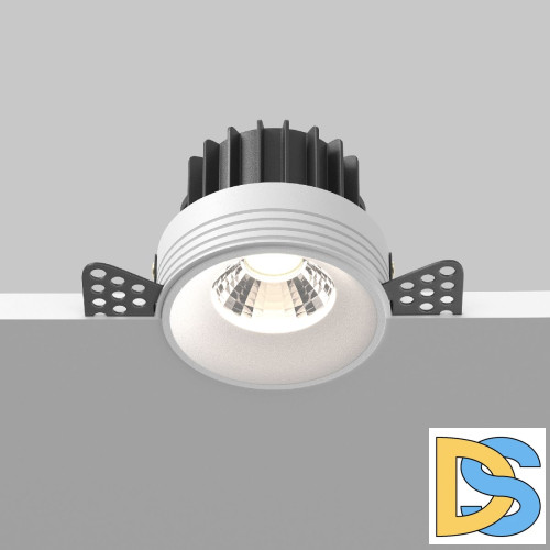 Встраиваемый светильник Maytoni Round DL058-12W4K-TRS-W