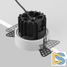 Встраиваемый светильник Maytoni Round DL058-12W4K-TRS-W