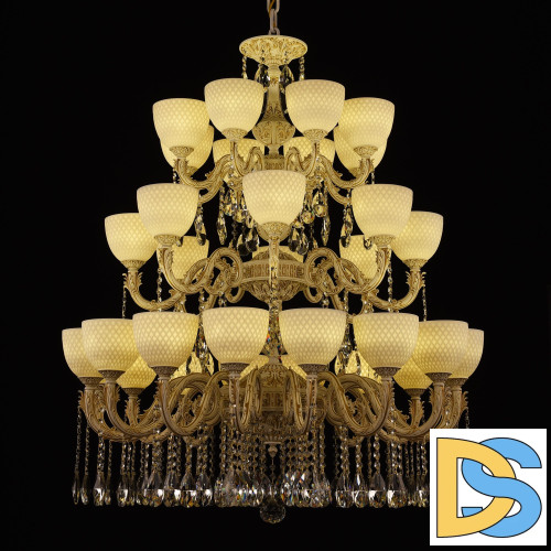 Подвесная люстра Bohemia Ivele Crystal AL79101/16+8+8/300/3d A WMG P1 U Wave