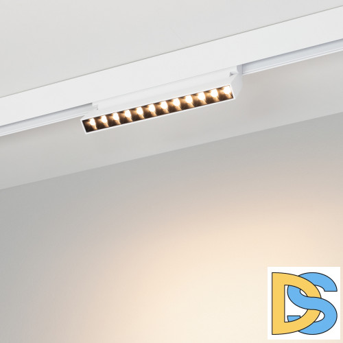 Трековый светильник Arlight MAG-ORIENT-LASER-FOLD-S230-12W Warm3000 (WH, 30 deg, 48V) 035866(1)