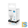 Лампа светодиодная Gauss E14 10W 6500K шар матовый 53130