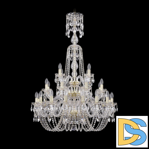 Подвесная люстра Bohemia Ivele Crystal 1402/16+8+4/300/XL-123/3d G